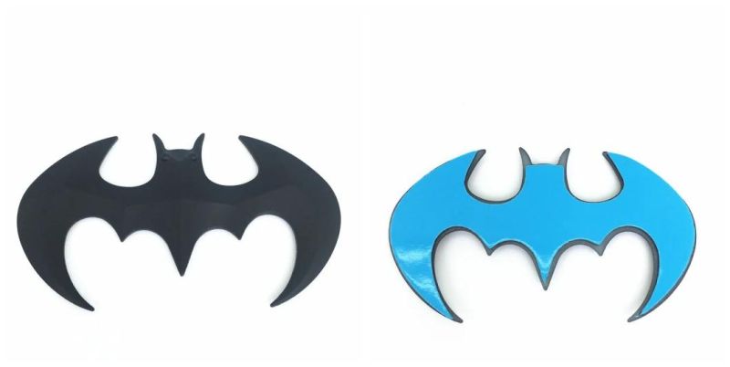 Superman Emblem for Chevrolet Silverado Chevy Camaro Emblem Fender Badge Decal Sticker Logo Car Accessories Car Parts Decoration ABS Plastic