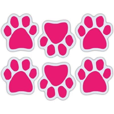 Mini Pink Paws Dog Paw Magnets Sticker for Car &amp; Refrigerator
