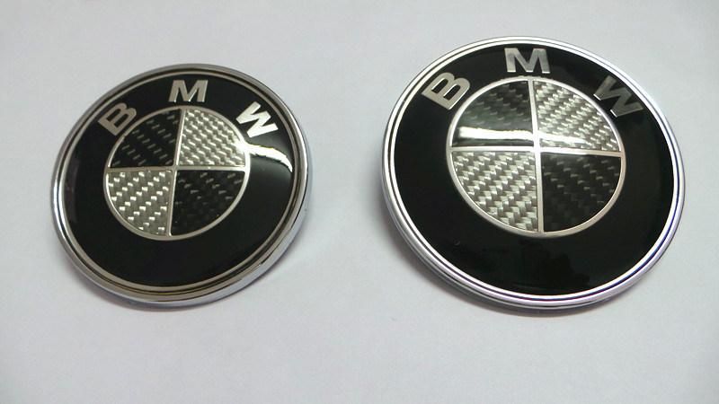 55mm ABS Chrome Body Auto Logo Car Emblem Badge For Benz