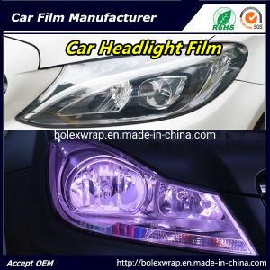 Self-Adhesive Purple Color Car Headlight Film Car Tint Vinyl Films 30cmx9m