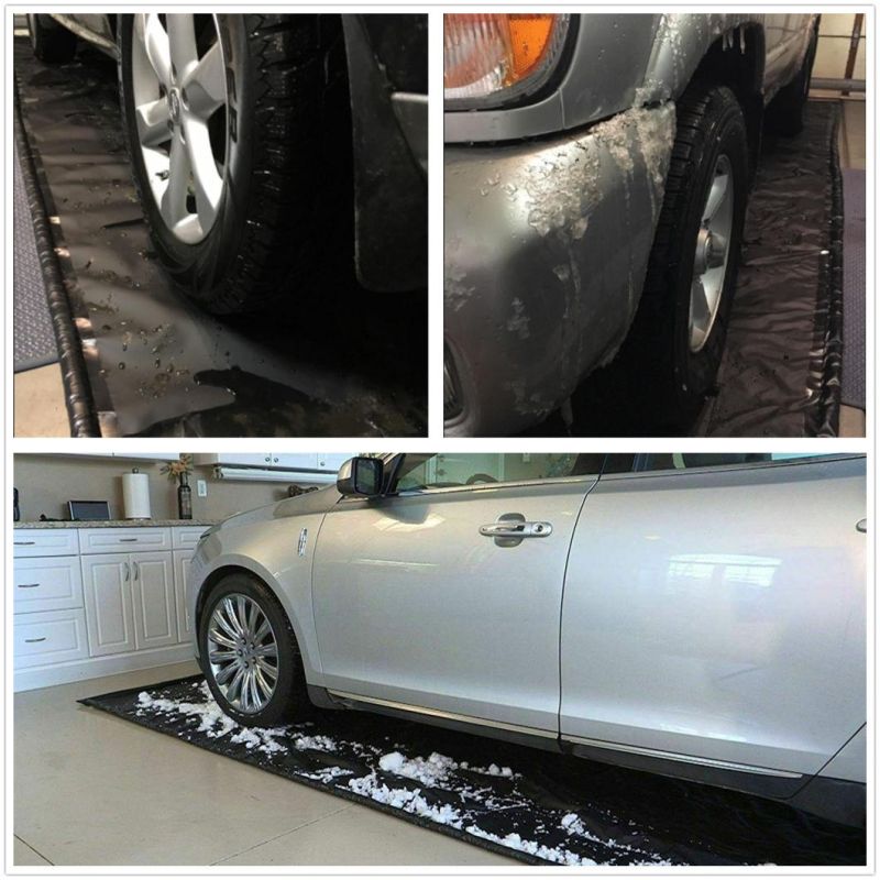 Garage Car Mat Containment Floor Mat for Snow, Mud, Rain