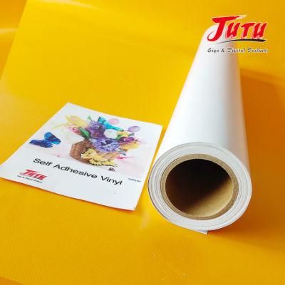Jutu Non-Corrosive Self Adhesive Film Digital Printing Vinyl Suitable for a Variety of Substrates