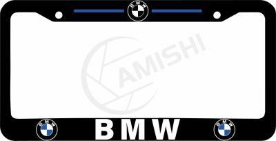 Customized Us and Canada License Plate, Aluminum Alloy License Plate Frame, Carbon Fiber License Plate Frame for BMW