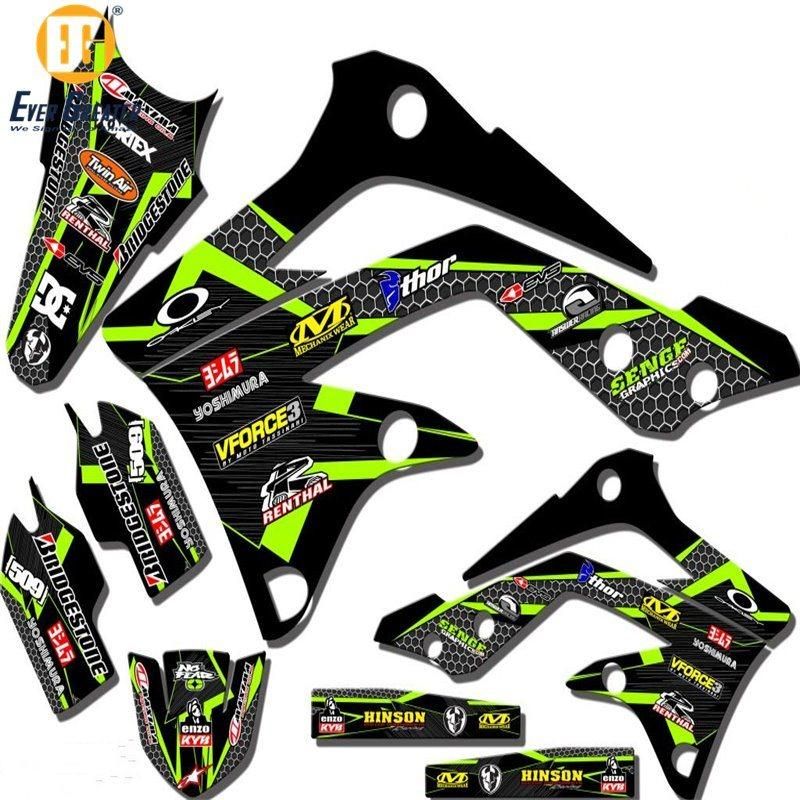 Custom High Quality Waterproof Motocross Stickers