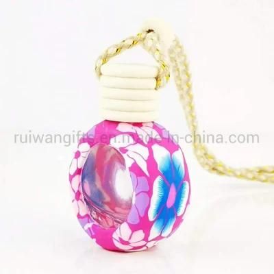 New Arrival 8ml Hanging Car Air Freshener Car Perfume Bottle with Wooden Cap
