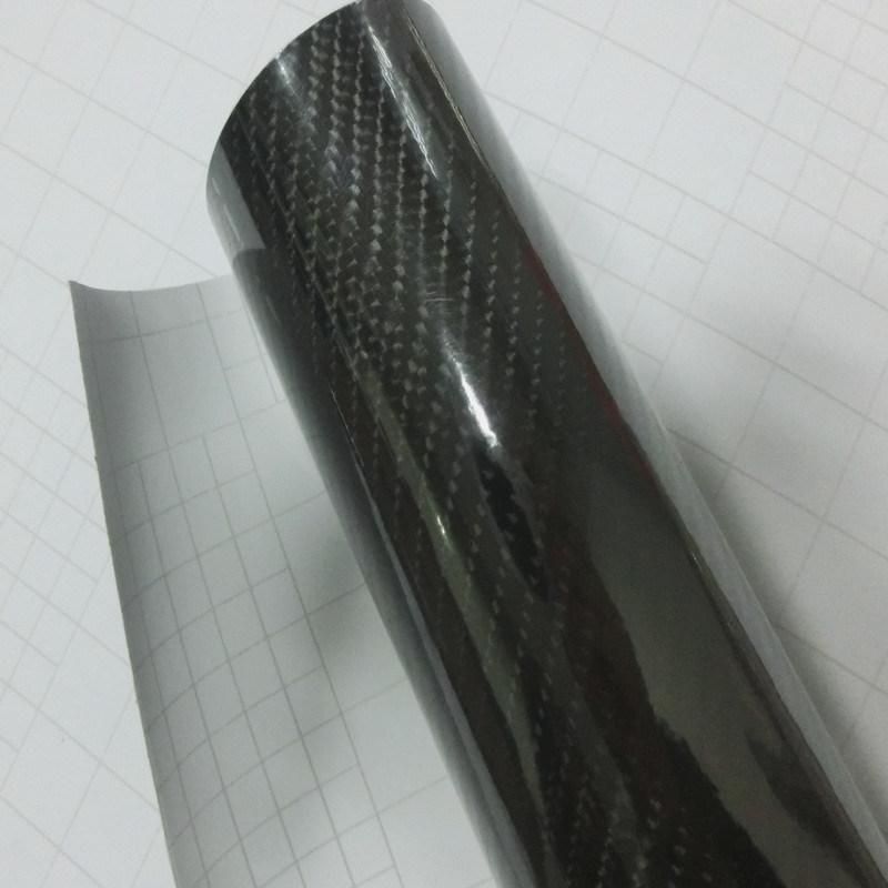 High Quality 1.52*18m Texture High Glossy 5D Carbon Fiber Vinyl Sticker