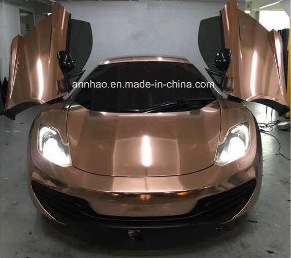 1.52*28m Bubble Car Body Stickers Chrome Vinyl Wrap