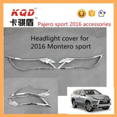 ABS Material Headlight Cover for Mitsubishi Rpajero Sport