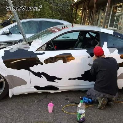SINOVINYL Hot Sale Air Bubble Free PVC Camouflage Car Wrap Vinyl Vehicle Body Paint Protection