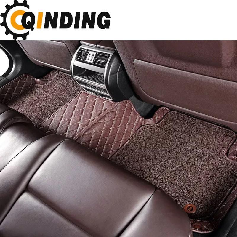 Customized 3D 5D Three-Dimensional Cutting Car Mat Full Wrapped High Quality Faux Leather Car Floor Mat