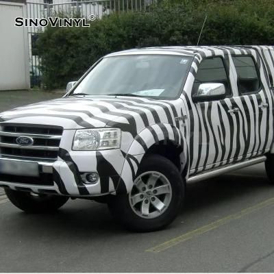 SINOVINYL Car Body Design Sticker Vehicle Vinyl Wrap Roll Vehicle Vinyl
