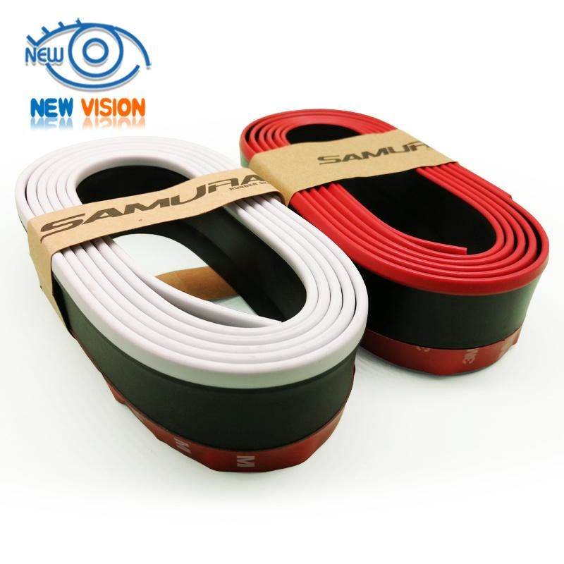Durable Auto Front Bumper Lip Protector Rubber Protective Strips