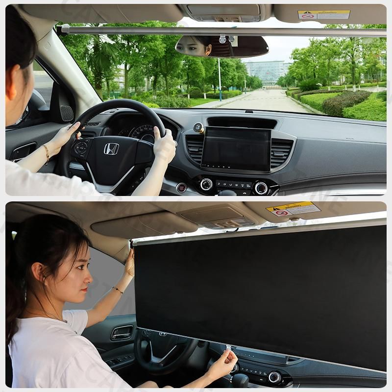 Front Windshield Roller Car Sunshade Auto Sun Shade 1250mm