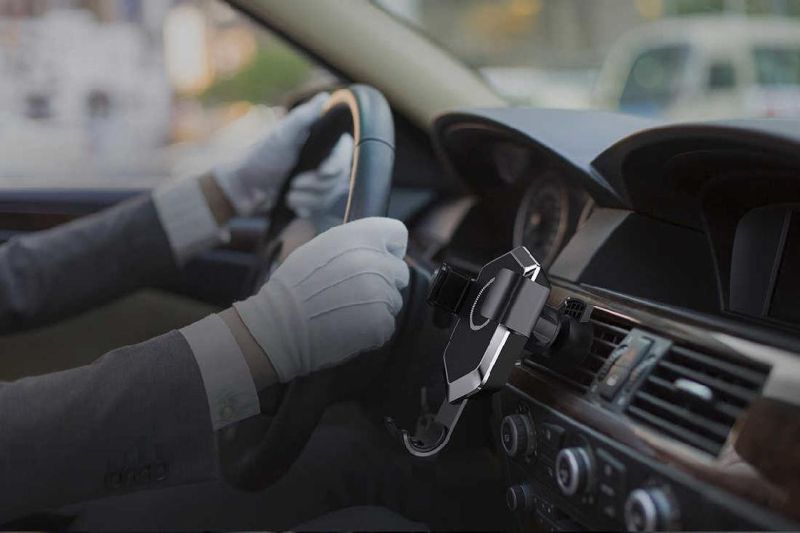 Wireless Car Charger Gravity Linkage Type-C Interface Car Phone Holder