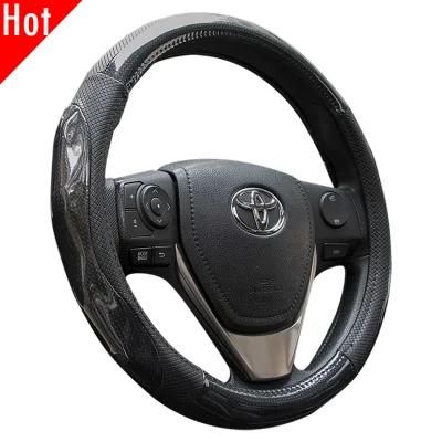 Most Popular Massage Carbon Fiber Steering Wheel Cover 80532