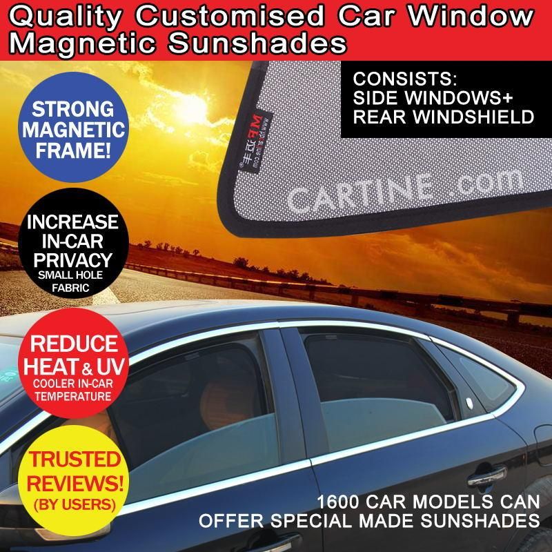 Custom Fit Magnetic Car Sunshade 4PCS Side Sunshades