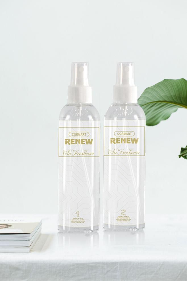 Air Freshener Spray Perfume Spray Custom Logo 200ml Blue Wind Bell Perfume Plastic Bottle Liquid