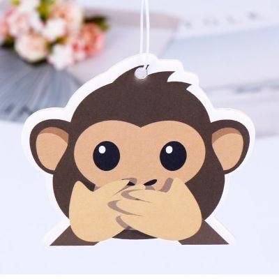 Customized Design Funny Hanging Air freshener Custom Paper Car Air Freshener