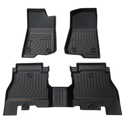 Factory Directly Selling Car Interior Decoration TPE Car Floor Mats for Jeep Wrangler Unlimited Jk 4D 2014-2017