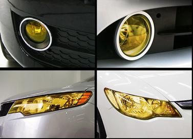 Factory Price Colorful Black Headlight PVC Film Wrap Car Light Protection Film