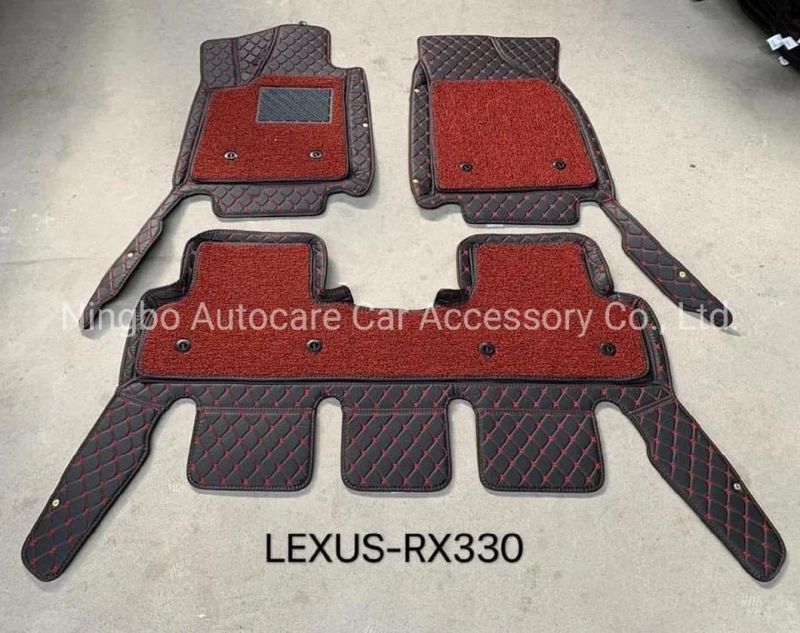 Toyota Sienna 8mm Thickness 5D Car Floor Mat Hot Fashion 5D Car Floor Mat PVC Car Mat