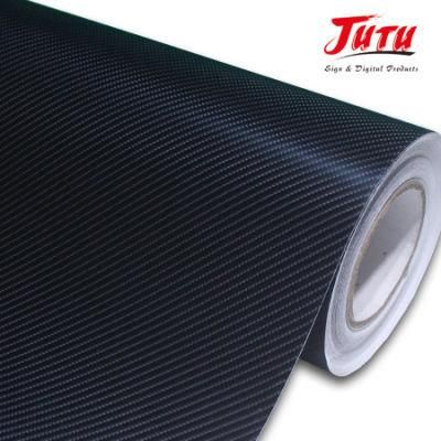 Jutu Hot Selling 3D Carbon Fiber Vinyl Car Adhesive Sticker for Car Decoration