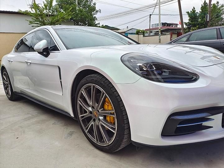 Glossy Aurora White Color Changing Car Wrap Vinyl Film