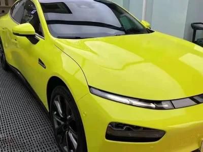 Magic Gold Lemon Yellow Color Glossy Wrap Film Car Vinyl