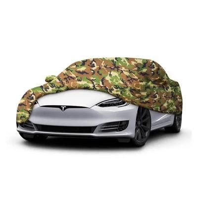 Universal Rain Protection Anti-Scratch Sunshade Camouflage Waterproof Auto Car Cover