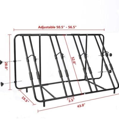 Hanging Mount Bike Rack for Pickup Truck Bed for 4 Bikes Rear Mounted