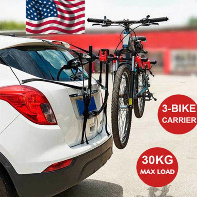 Steel Car Rear Bicycle Car Bike Rack Carrier Mounted for Ebike Car Hitch