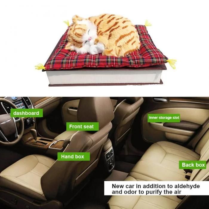 Car with Purifying Air Deodorizing Bamboo Charcoal Bag Simulation Dog Ornaments Car Interior