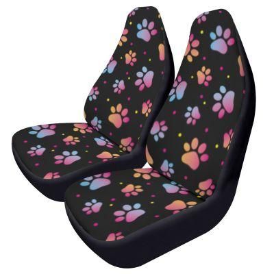 Dog Print Car Seat Covers Polyester Waterproof Custom Car Accessories Covers