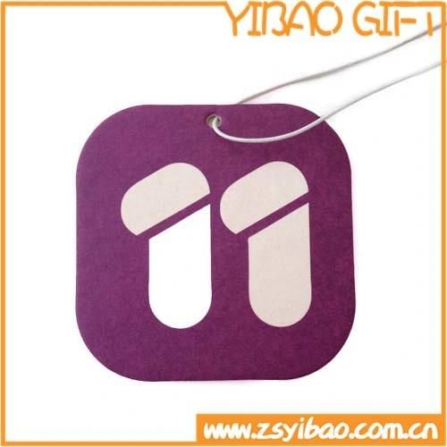 Custom Paper Car Air Freshener with Hanging White String (YB-AF-01)