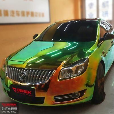 Wholesale Price Rainbow Chrome Green Car Body Wrapping Vinyl Film Car Wrap Sheet Film