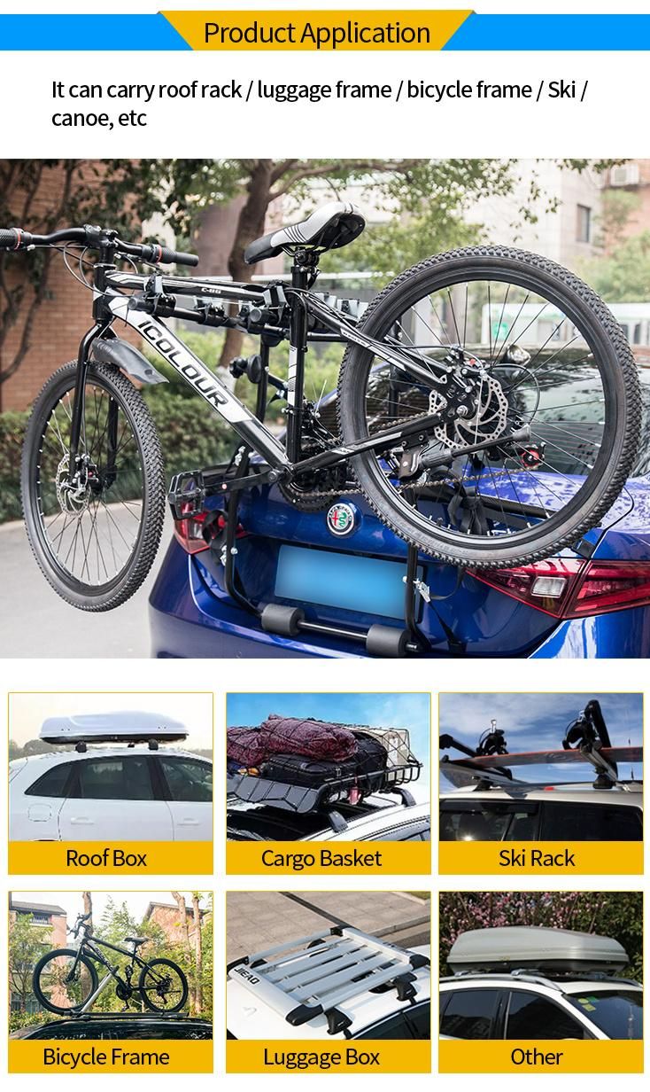 Manufacturer OEM Carrier 2 Bikes Rear Door Hitch Mounting Carrier Rack for Bikes Holder