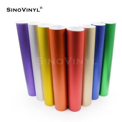 SINOVINYL Long Time Hot Sale Reflective Vinyl Wrap Durability Chrome Satin Matte Metallic Tiffany