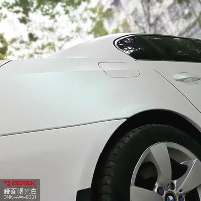 Vehicle Wrapping Stickers Air Release Aurora White Car Body Film