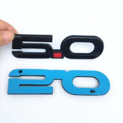 5.0 Ford Emblem Ford Bronco Mustang Emblem Fender Badge Decal Sticker Logo Car Accessories Car Parts Decoration ABS Plastic