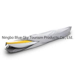 100% Waterproof Heavty Duty Oxford Fully Cover Canoe/ Kayak Cover Factory Supply Marine Grade Polyester 10FT to 16 FT Boat Cover
