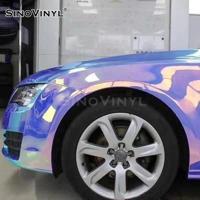 SINOVINYL Auto Motorcycle Sticker Film Rainbow Body Stickers PVC Car Wrapping Vinyl
