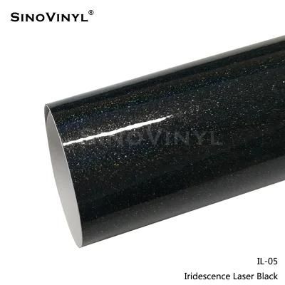 SINOVINYL PVC Film Iridescence Laser Film for Car Color Change Vinyl Car Body Stickers