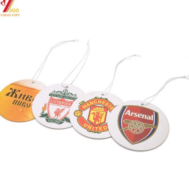 Wholesale Custom Personalized Long-Lasting Fragrance Aroma Diffuser Hanging Car Air Freshener Paper Car Air Freshener for Promotional Gifts (YB-AF-3)