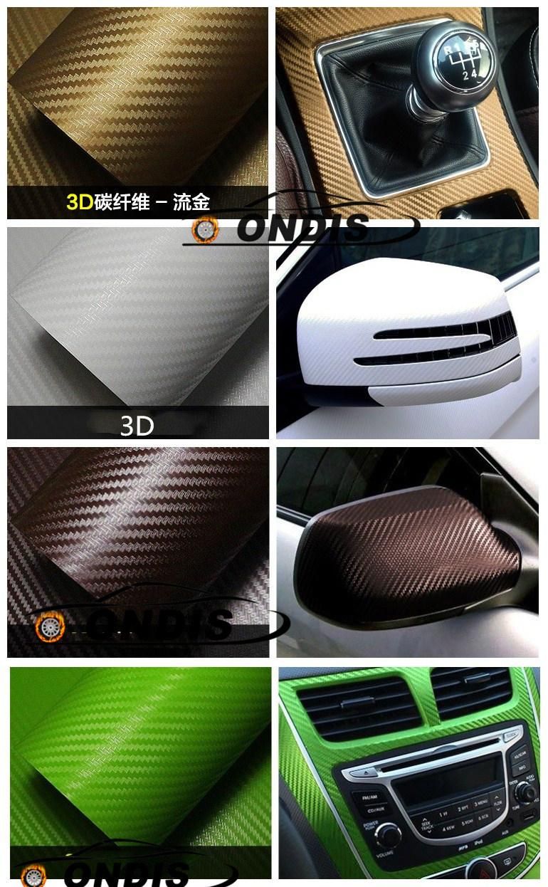 Annhao Ondis 1.52*28m 3D Carbon Fiber Films for Car Parts