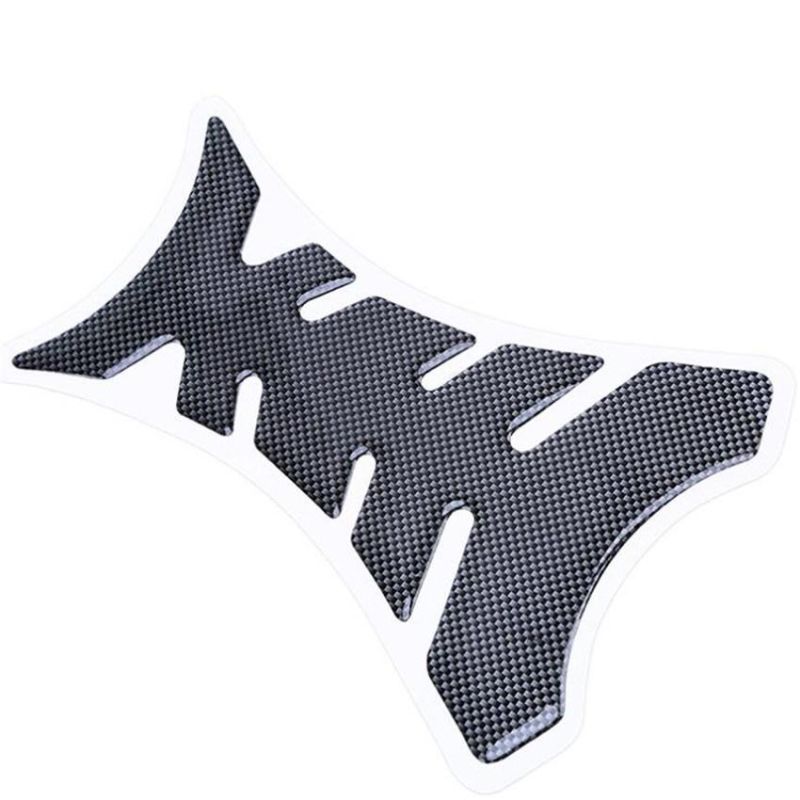 Carbon Fiber Fishbone Stickers Car Motorcycle Tank Pad Tankpad Protector