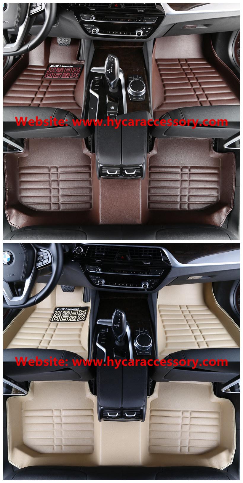 Wholesale Wear Anti Slip 5D Red Waterproof Car Foot Mats