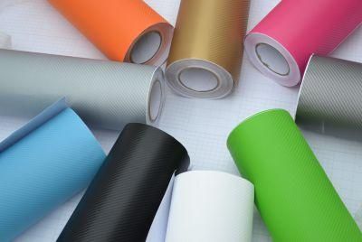 Guangzhou Factory Free Sample Decorative Film 3D 4D 5D Adhesive Car Wrap Material Car Warp Vinyl Car Wrapping Vinyl PVC Film