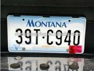 Building Material Aluminum Licence Plates, Metal License Plate, Car Logo License Plates