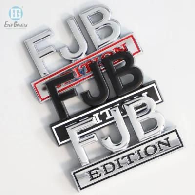 Custom Fjb Car Emblems for Sale with Over 25 Years Experience and ISO Certs