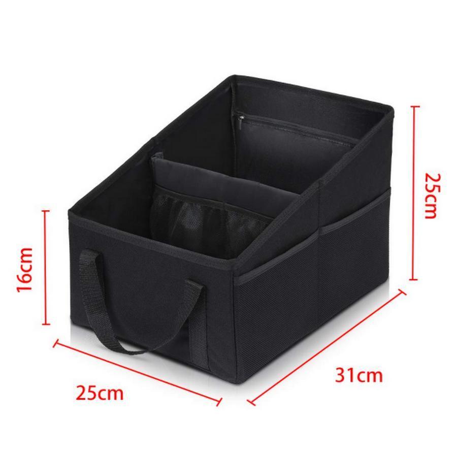 Large Car Boot Storage Back Seat Hanger Durable Folding Car Truck Trunk Organizer with Handle